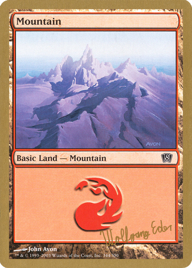 Mountain (Wolfgang Eder) [World Championship Decks 2003] | L.A. Mood Comics and Games