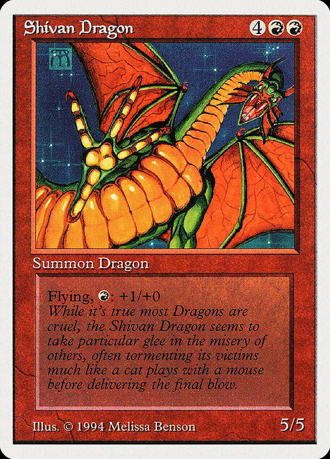 Shivan Dragon [Summer Magic / Edgar] | L.A. Mood Comics and Games