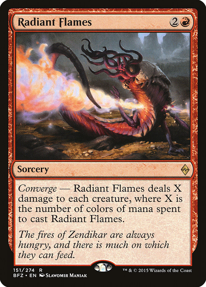 Radiant Flames [Battle for Zendikar] | L.A. Mood Comics and Games