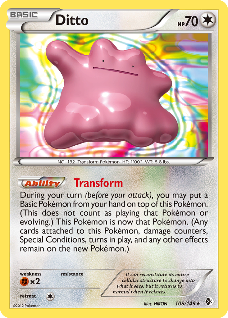 Ditto (108/149) [Black & White: Boundaries Crossed] | L.A. Mood Comics and Games
