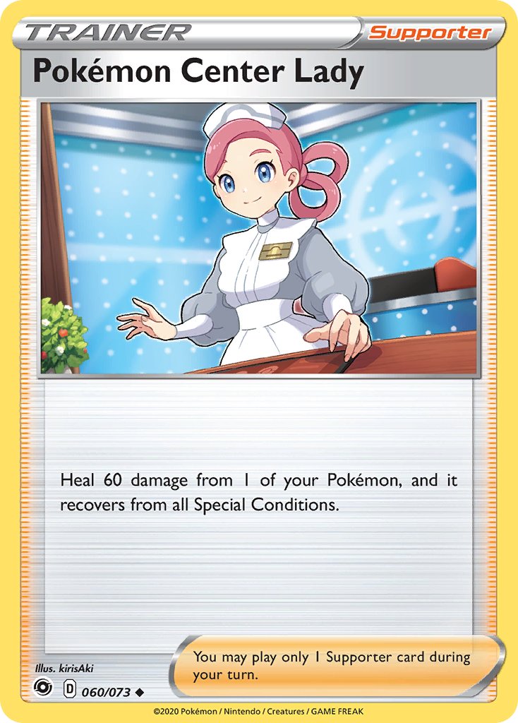 Pokemon Center Lady (060/073) [Sword & Shield: Champion's Path] | L.A. Mood Comics and Games