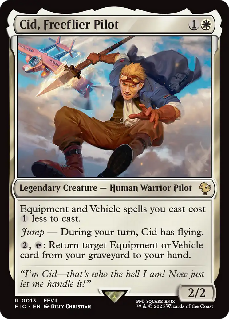 Cid, Freeflier Pilot [FINAL FANTASY Commander] | L.A. Mood Comics and Games