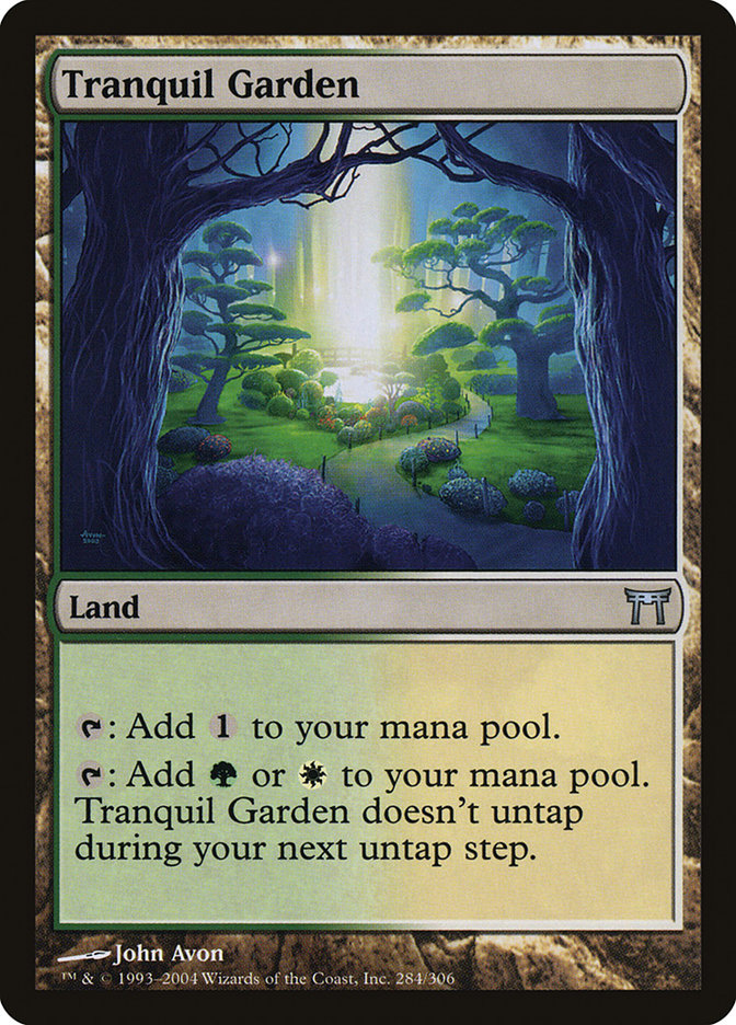 Tranquil Garden [Champions of Kamigawa] | L.A. Mood Comics and Games