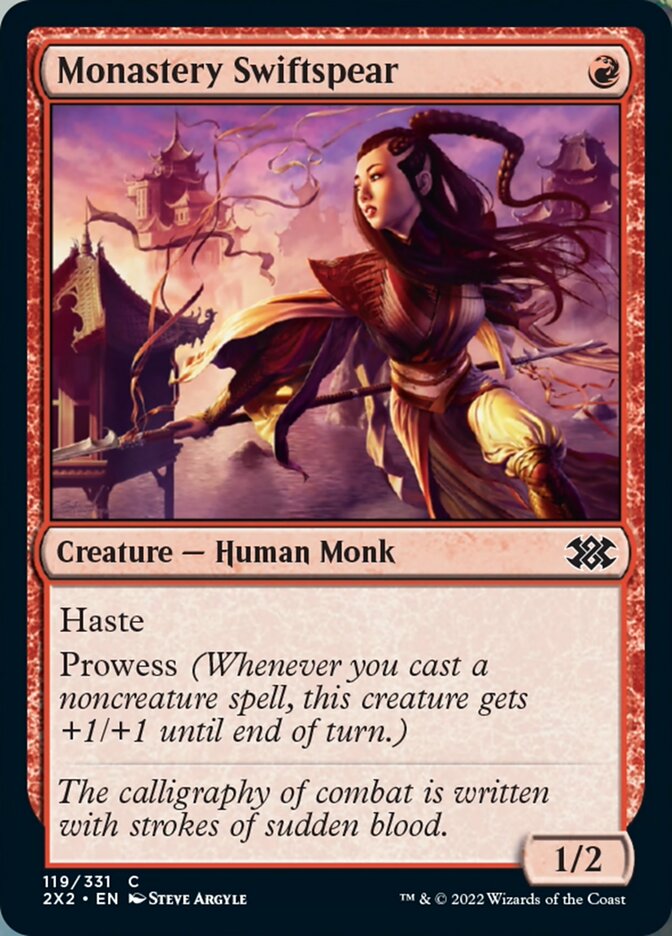 Monastery Swiftspear [Double Masters 2022] | L.A. Mood Comics and Games