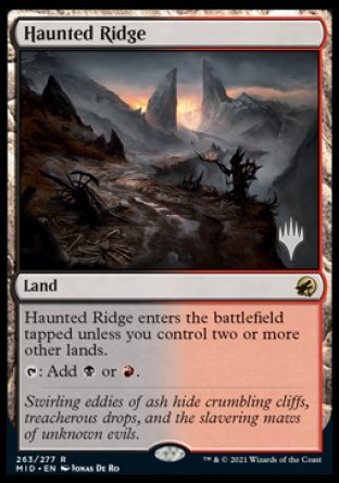 Haunted Ridge (Promo Pack) [Innistrad: Midnight Hunt Promos] | L.A. Mood Comics and Games