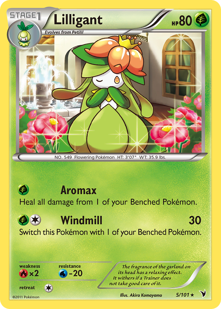 Lilligant (5/101) [Black & White: Noble Victories] | L.A. Mood Comics and Games