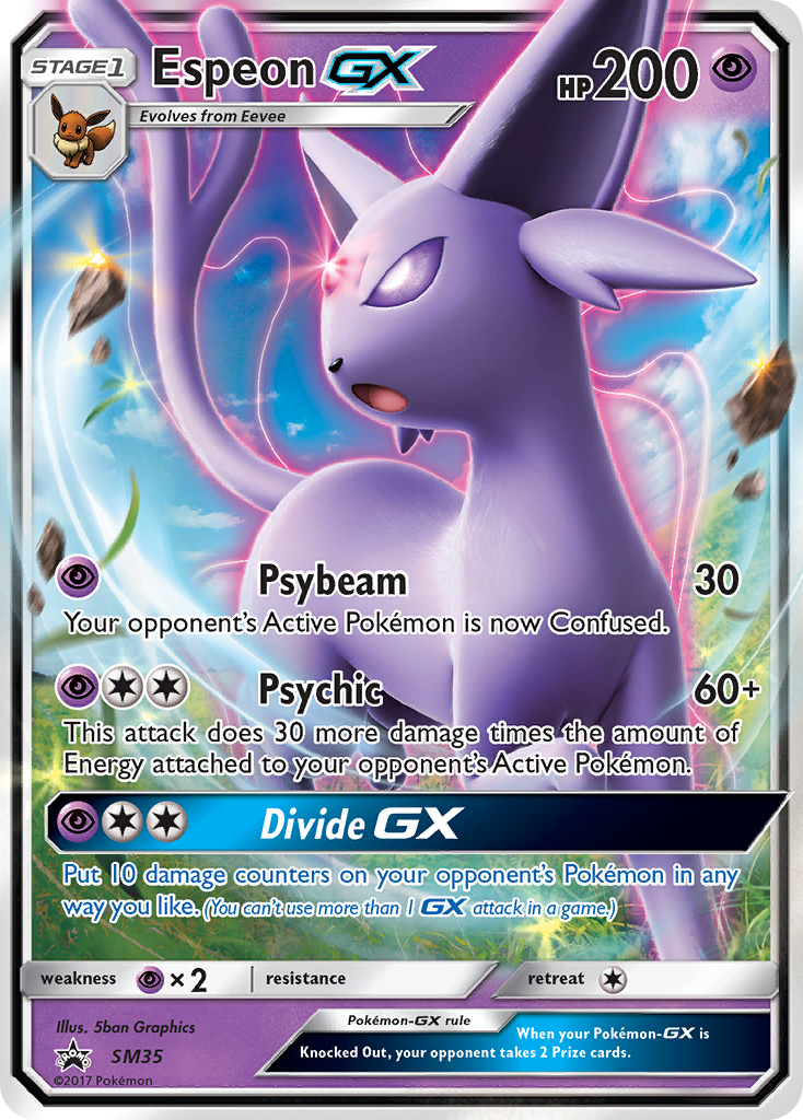 Espeon GX (SM35) [Sun & Moon: Black Star Promos] | L.A. Mood Comics and Games
