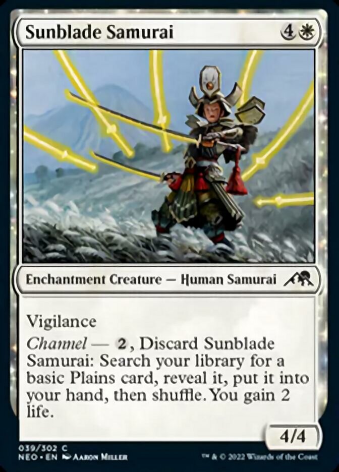 Sunblade Samurai [Kamigawa: Neon Dynasty] | L.A. Mood Comics and Games