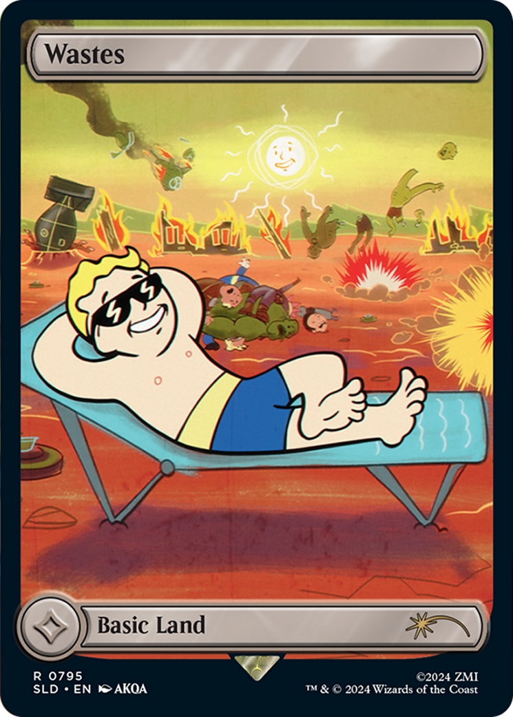 Wastes (795) (Rainbow Foil) [Secret Lair Drop Series] | L.A. Mood Comics and Games