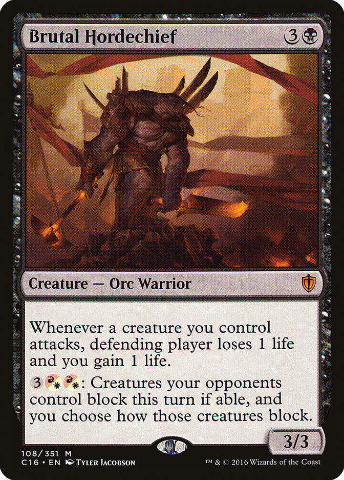 Brutal Hordechief [Commander 2016] | L.A. Mood Comics and Games