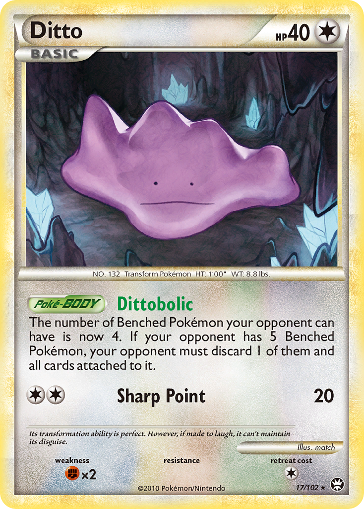 Ditto (17/102) [HeartGold & SoulSilver: Triumphant] | L.A. Mood Comics and Games