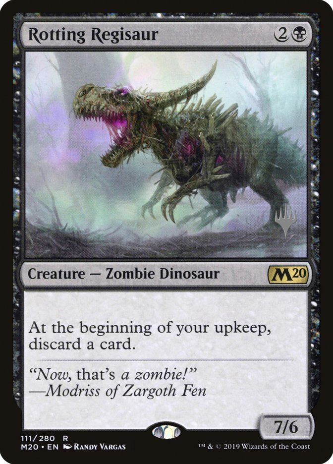 Rotting Regisaur (Promo Pack) [Core Set 2020 Promos] | L.A. Mood Comics and Games