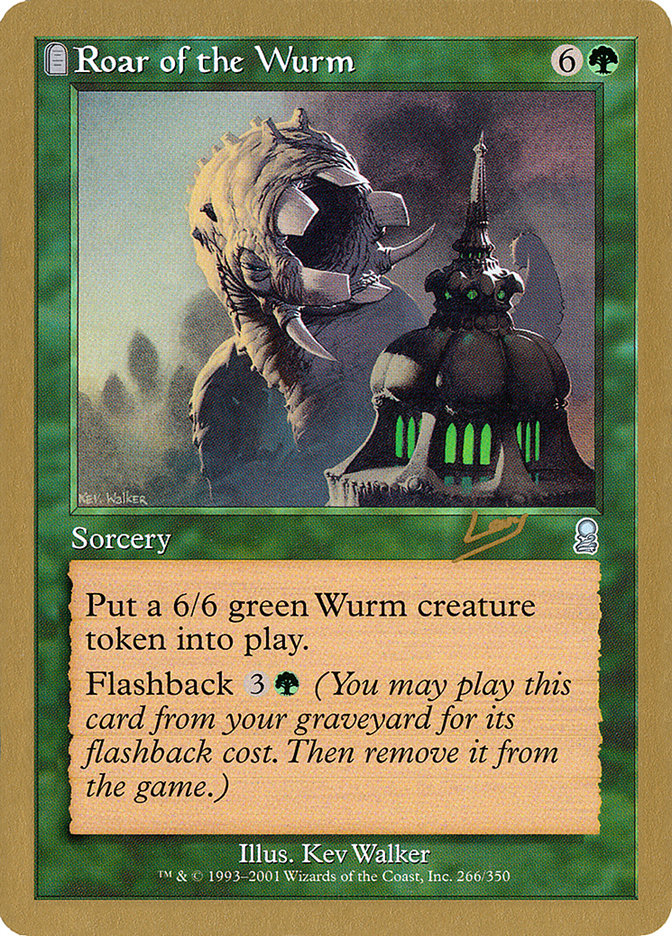 Roar of the Wurm (Raphael Levy) [World Championship Decks 2002] | L.A. Mood Comics and Games