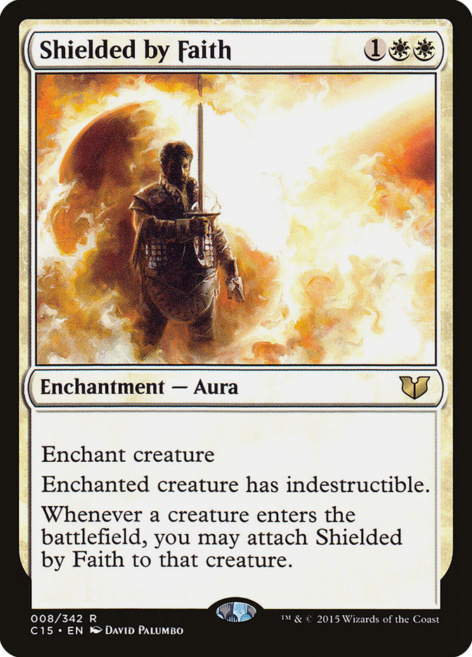 Shielded by Faith [Commander 2015] | L.A. Mood Comics and Games