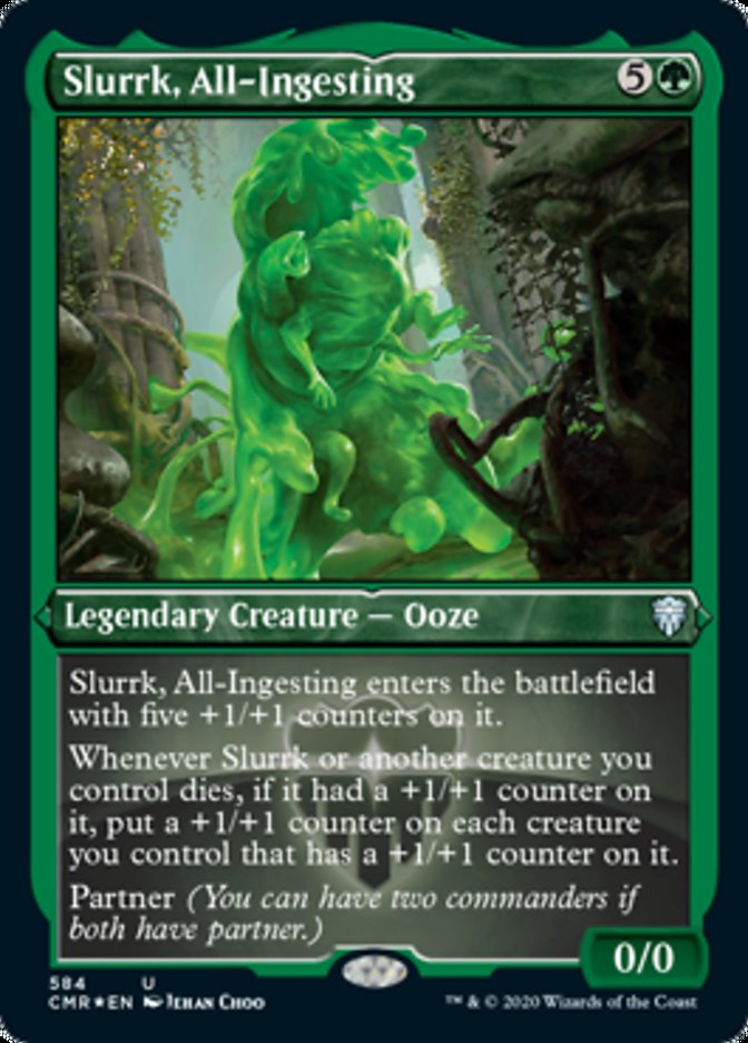 Slurrk, All-Ingesting (Etched) [Commander Legends] | L.A. Mood Comics and Games
