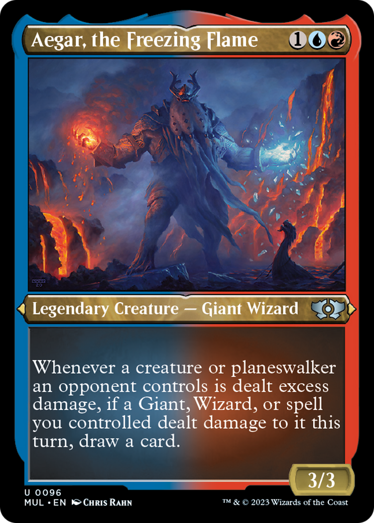 Aegar, the Freezing Flame (Foil Etched) [Multiverse Legends] | L.A. Mood Comics and Games