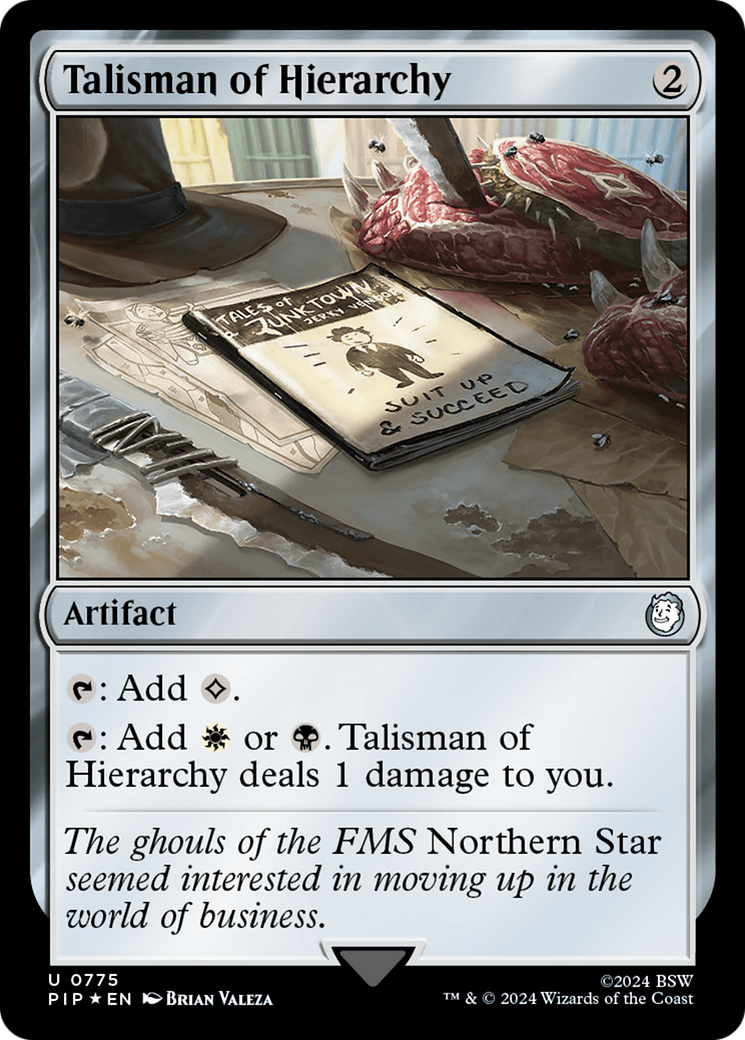Talisman of Hierarchy (Surge Foil) [Fallout] | L.A. Mood Comics and Games