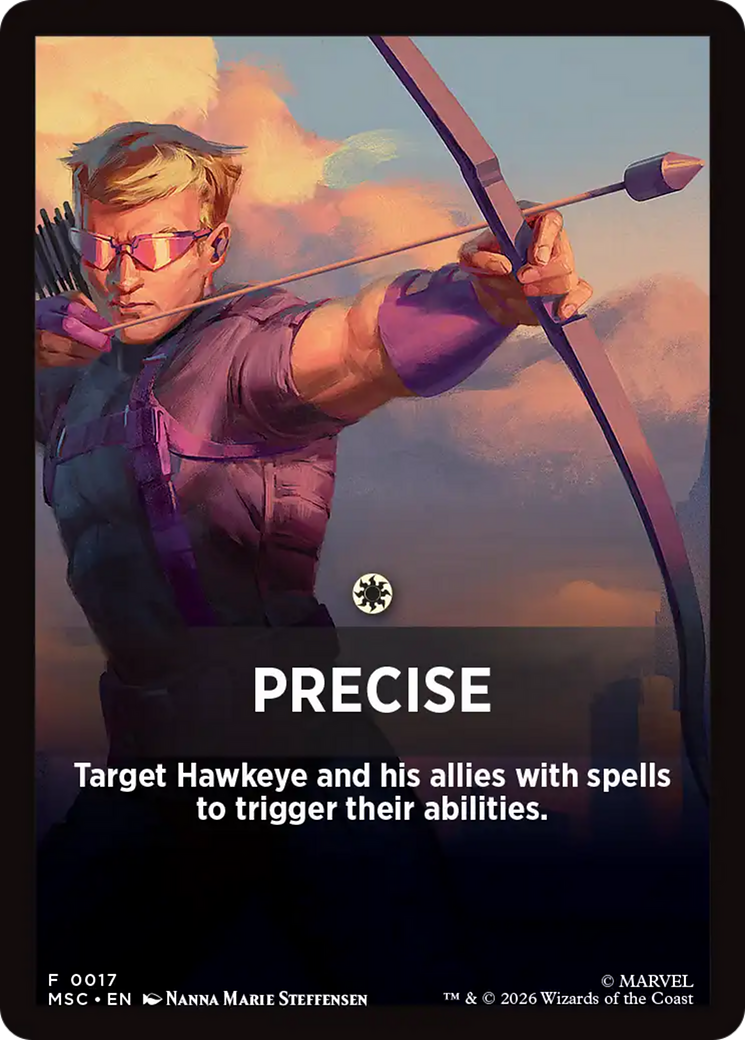 Precise Theme Card [Marvel Super Heroes Commander] | L.A. Mood Comics and Games