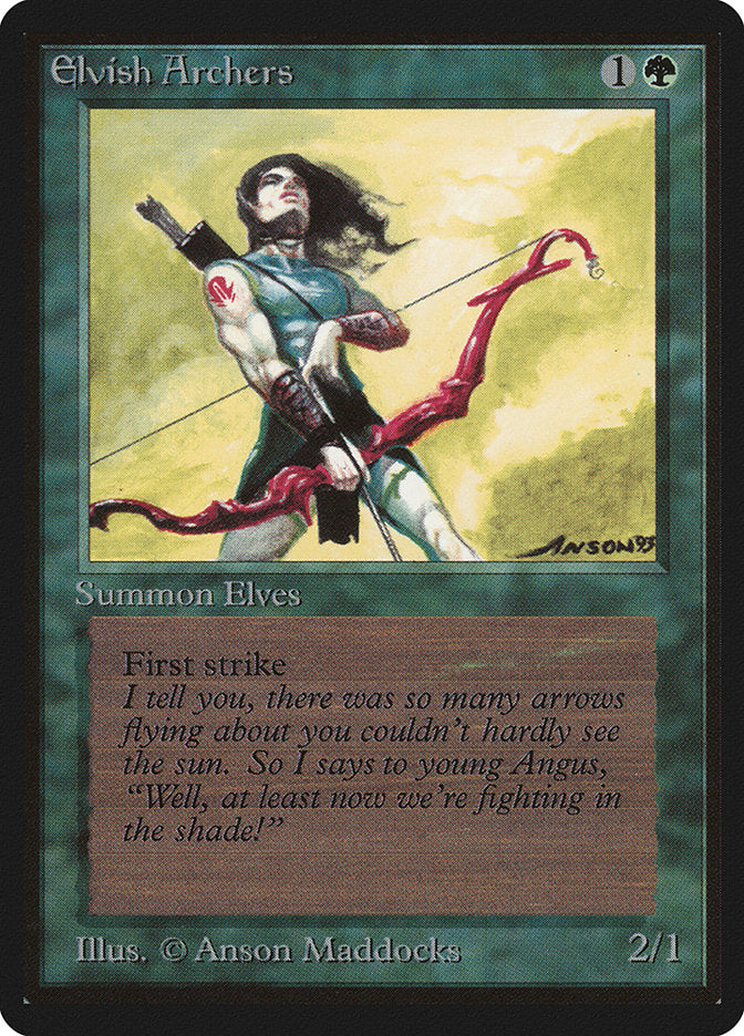 Elvish Archers [Beta Edition] | L.A. Mood Comics and Games