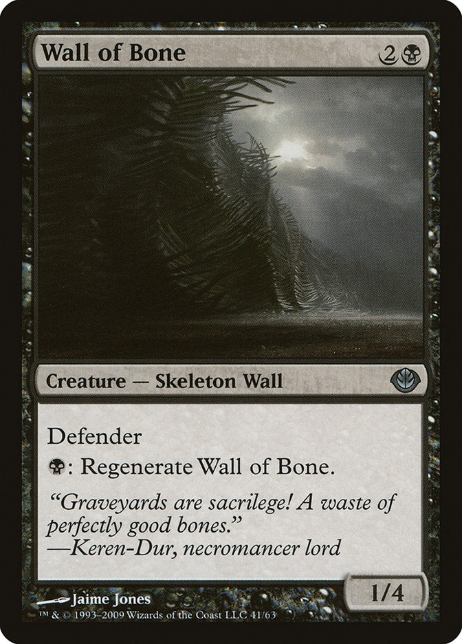 Wall of Bone [Duel Decks: Garruk vs. Liliana] | L.A. Mood Comics and Games