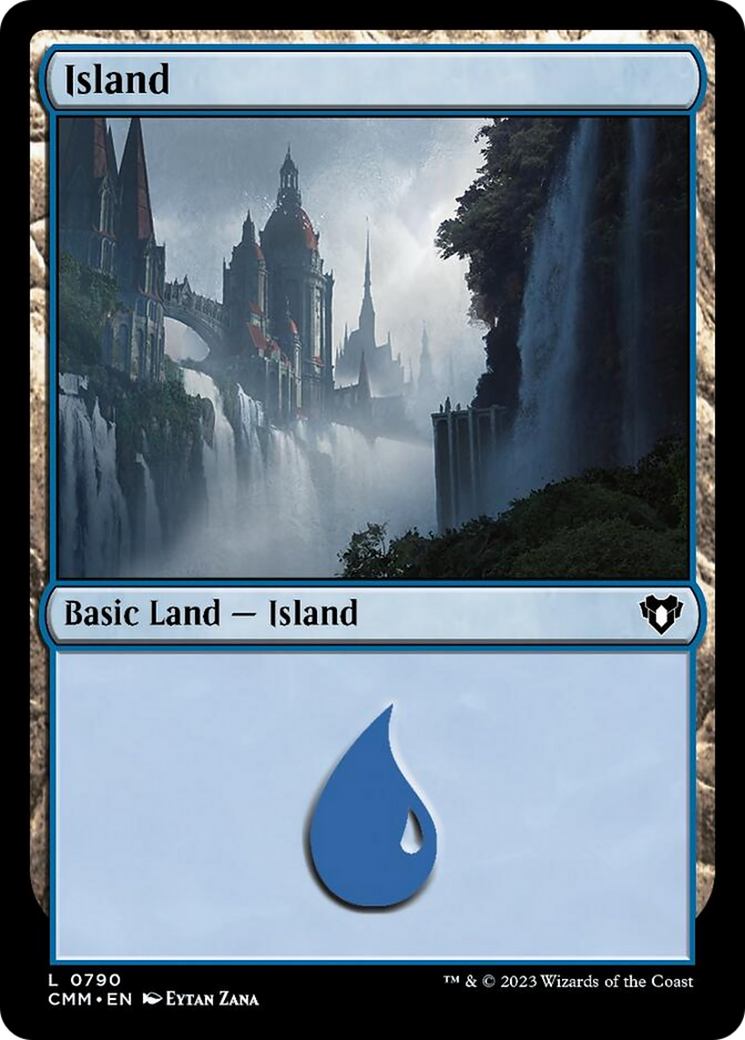 Island (790) [Commander Masters] | L.A. Mood Comics and Games