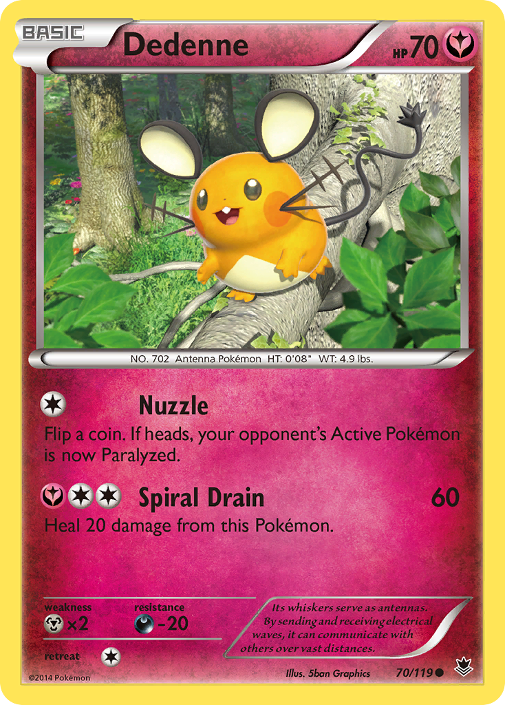 Dedenne (70/119) [XY: Phantom Forces] | L.A. Mood Comics and Games