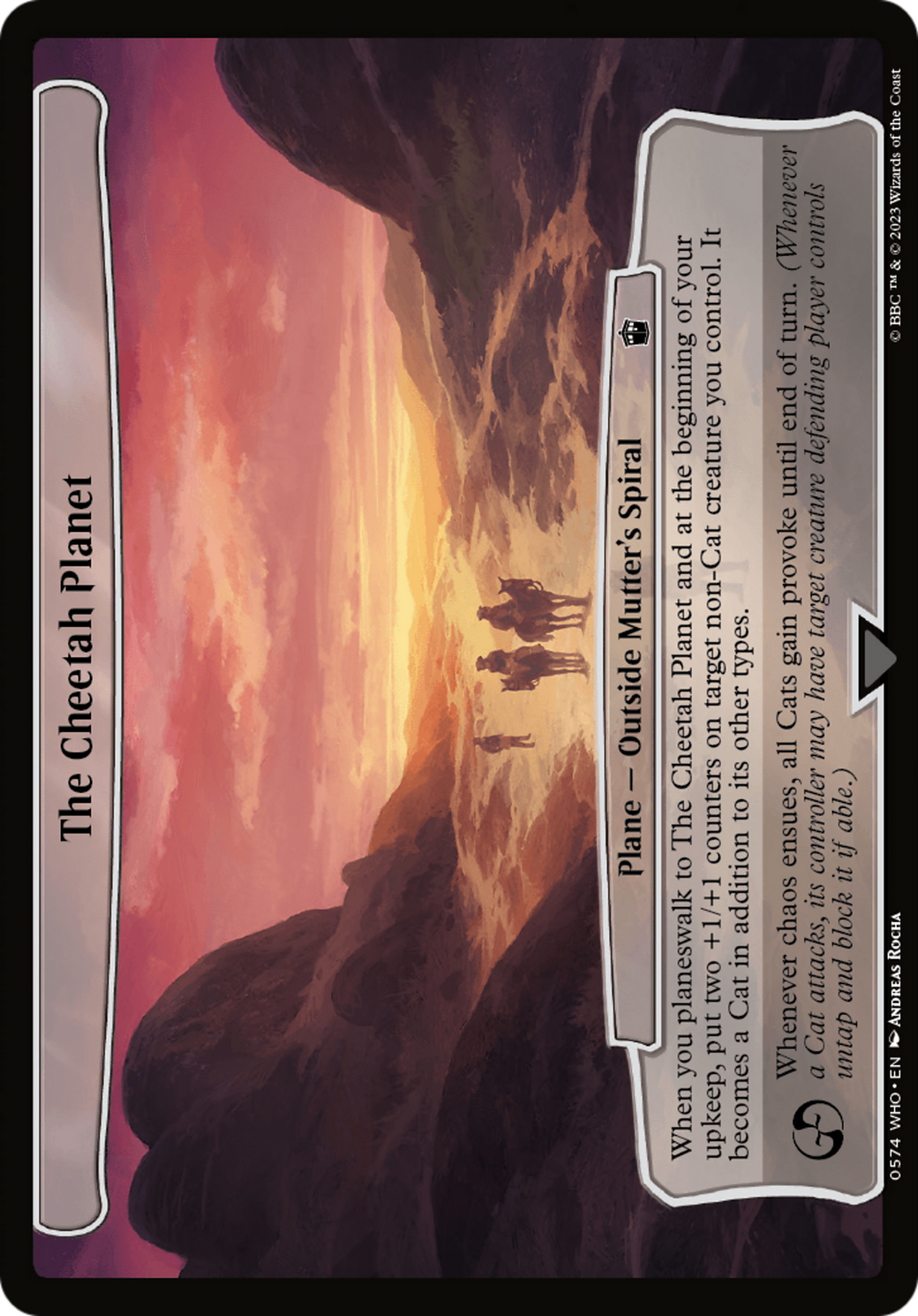 The Cheetah Planet [Doctor Who] | L.A. Mood Comics and Games