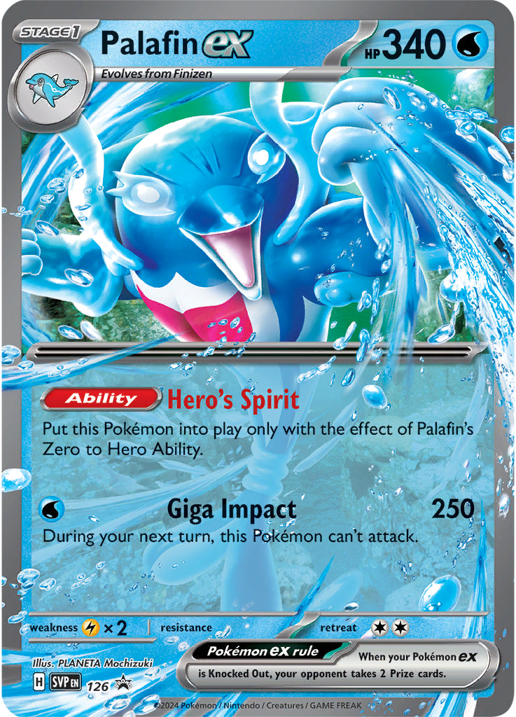Palafin ex (126) (Jumbo Card) [Scarlet & Violet: Black Star Promos] | L.A. Mood Comics and Games