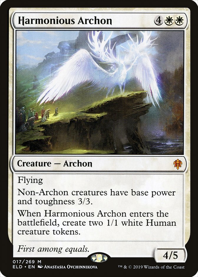 Harmonious Archon [Throne of Eldraine] | L.A. Mood Comics and Games