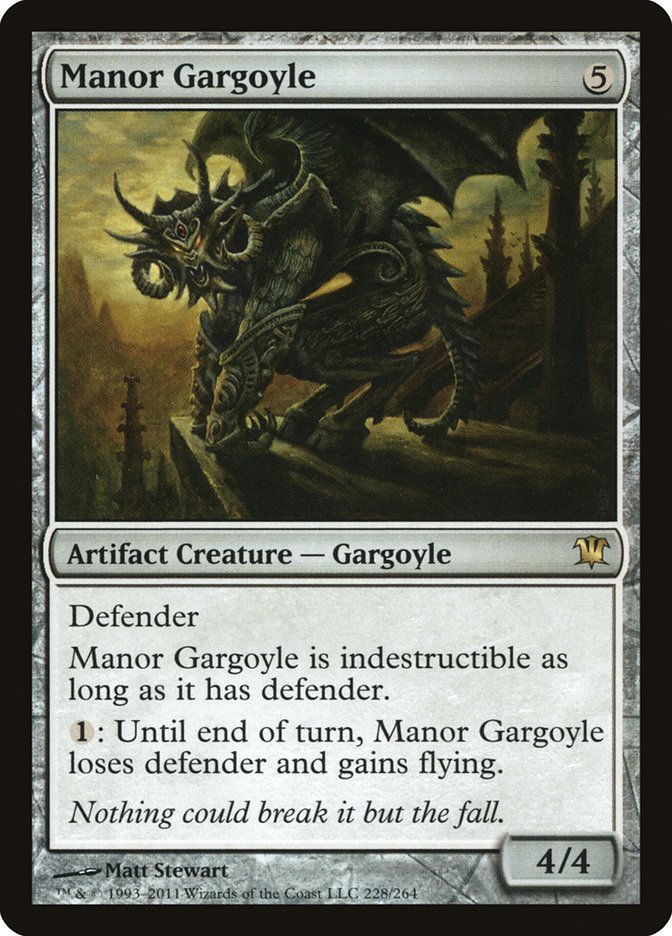 Manor Gargoyle [Innistrad] | L.A. Mood Comics and Games