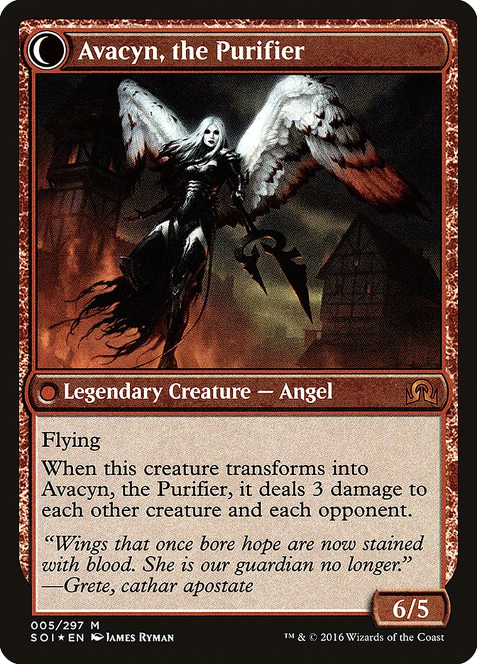 Archangel Avacyn // Avacyn, the Purifier [Shadows over Innistrad Prerelease Promos] | L.A. Mood Comics and Games