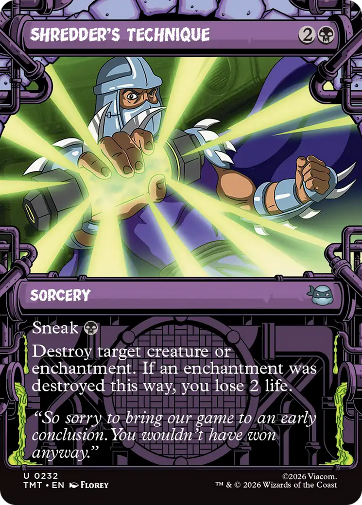 Shredder's Technique (Showcase) [Teenage Mutant Ninja Turtles] | L.A. Mood Comics and Games
