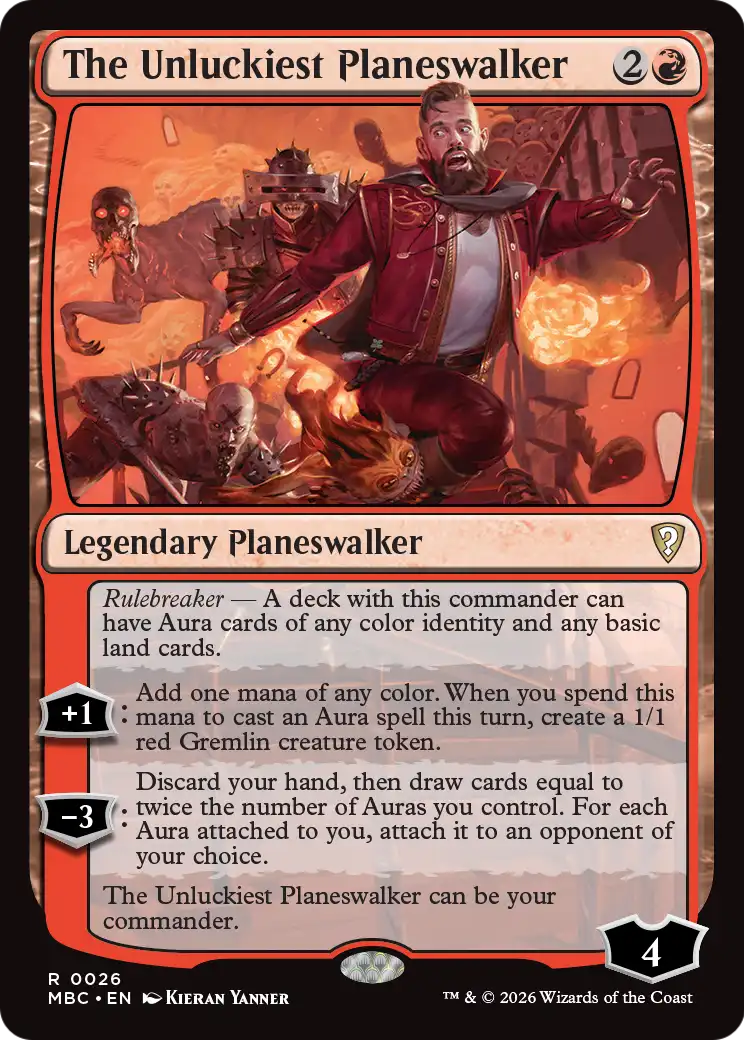 The Unluckiest Planeswalker [Mystery Booster: Commander Edition] | L.A. Mood Comics and Games