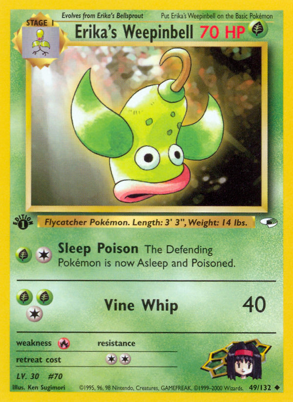 Erika's Weepinbell (49/132) [Gym Heroes 1st Edition] | L.A. Mood Comics and Games
