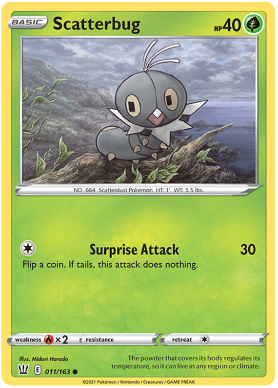 Scatterbug (011/163) [Sword & Shield: Battle Styles] | L.A. Mood Comics and Games