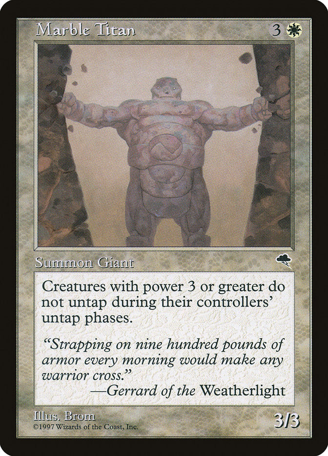 Marble Titan [Tempest] | L.A. Mood Comics and Games