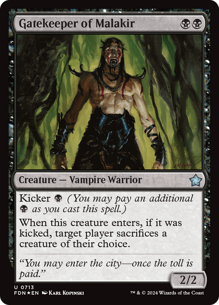 Gatekeeper of Malakir [Foundations] | L.A. Mood Comics and Games