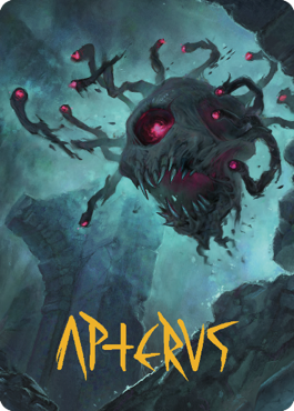 Ghastly Death Tyrant Art Card (Gold-Stamped Signature) [Commander Legends: Battle for Baldur's Gate Art Series] | L.A. Mood Comics and Games