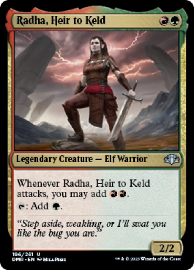 Radha, Heir to Keld [Dominaria Remastered] | L.A. Mood Comics and Games