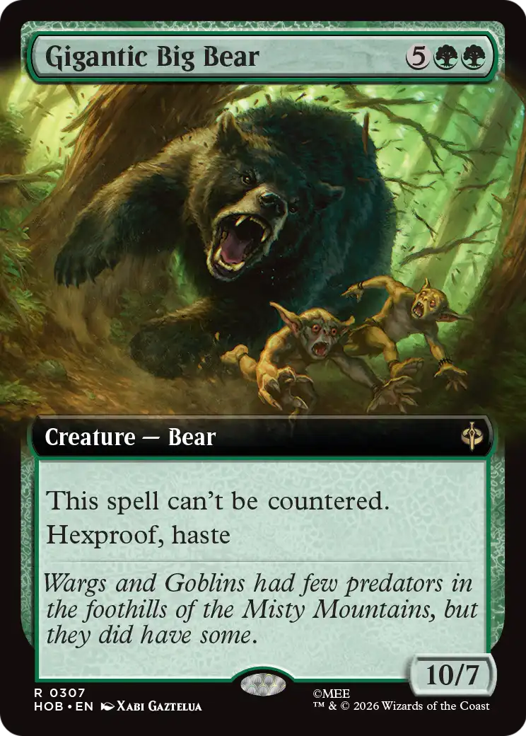 Gigantic Big Bear (Extended Art) [The Hobbit] | L.A. Mood Comics and Games