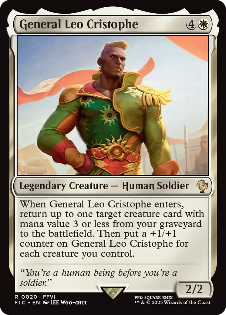 General Leo Cristophe [FINAL FANTASY Commander] | L.A. Mood Comics and Games