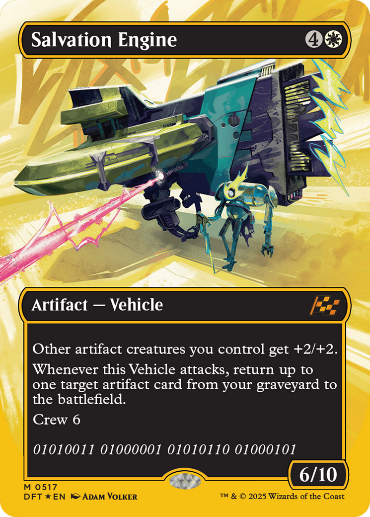 Salvation Engine (Borderless) (First-Place Foil) [Aetherdrift] | L.A. Mood Comics and Games