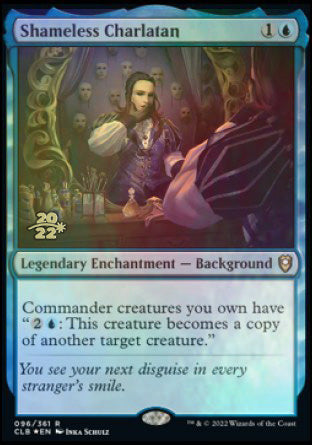Shameless Charlatan [Commander Legends: Battle for Baldur's Gate Prerelease Promos] | L.A. Mood Comics and Games