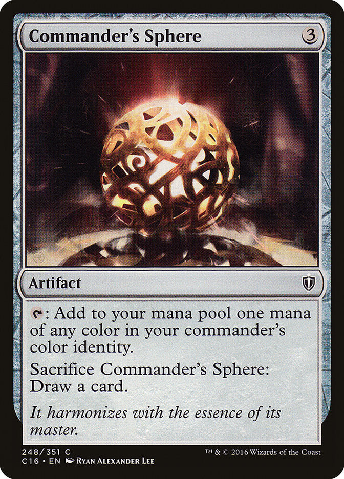Commander's Sphere [Commander 2016] | L.A. Mood Comics and Games