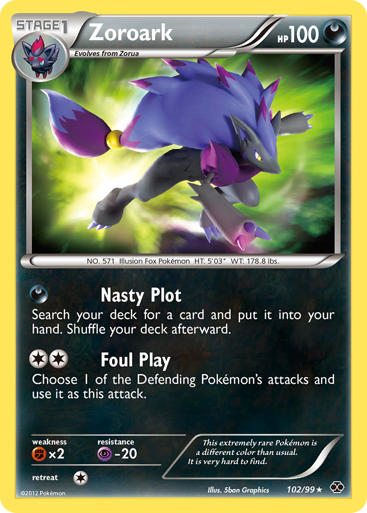 Zoroark (102/99) [Black & White: Next Destinies] | L.A. Mood Comics and Games