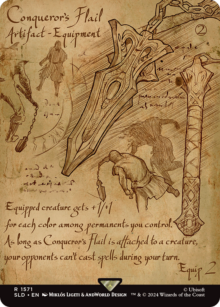 Conqueror's Flail (Rainbow Foil) [Secret Lair Drop Series] | L.A. Mood Comics and Games