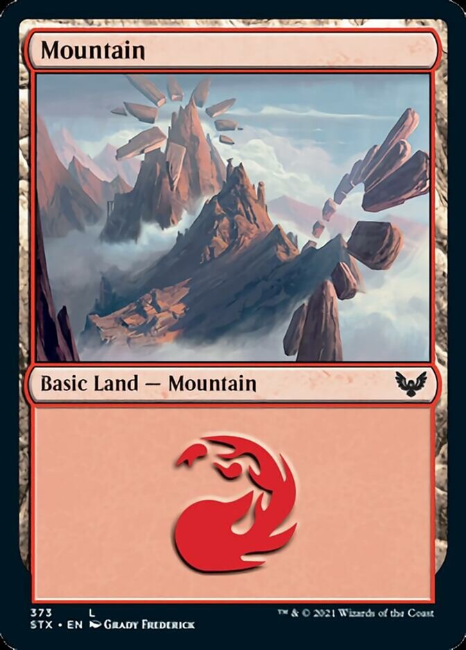 Mountain (373) [Strixhaven: School of Mages] | L.A. Mood Comics and Games