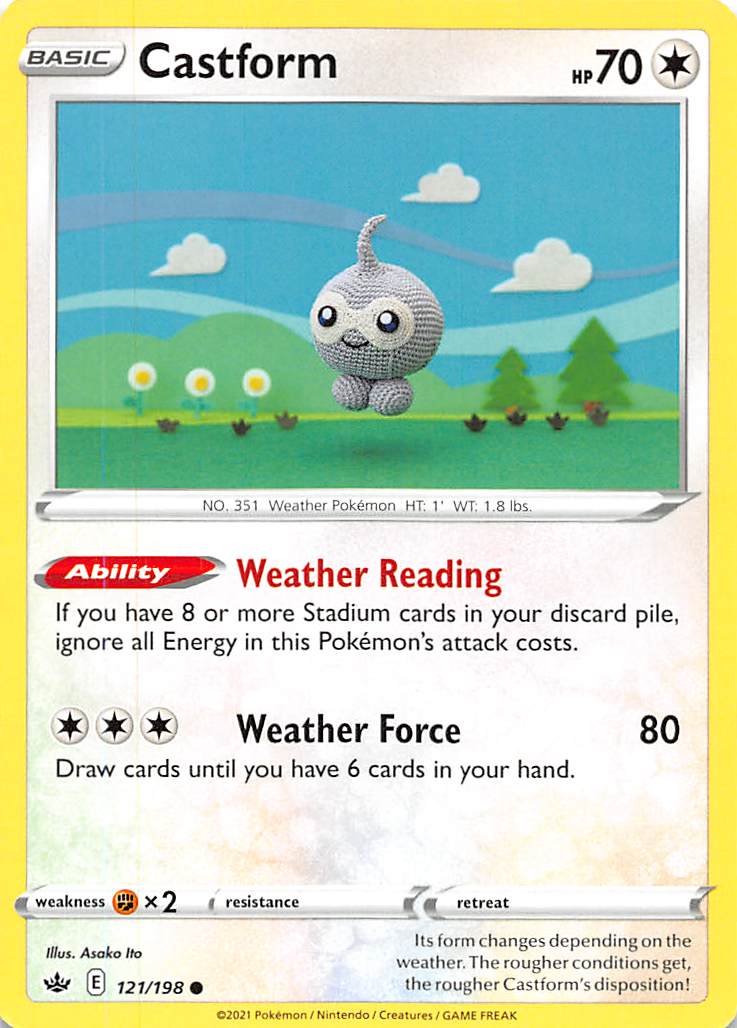 Castform (121/198) [Sword & Shield: Chilling Reign] | L.A. Mood Comics and Games