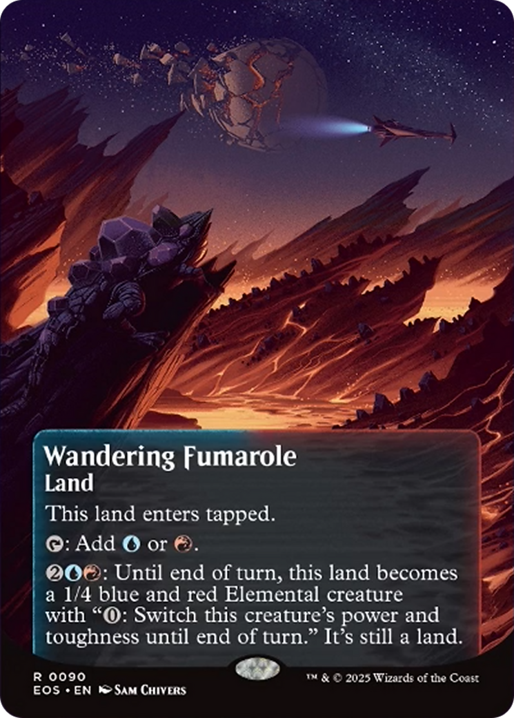 Wandering Fumarole (0090) (Borderless) [Edge of Eternities: Stellar Sights] | L.A. Mood Comics and Games
