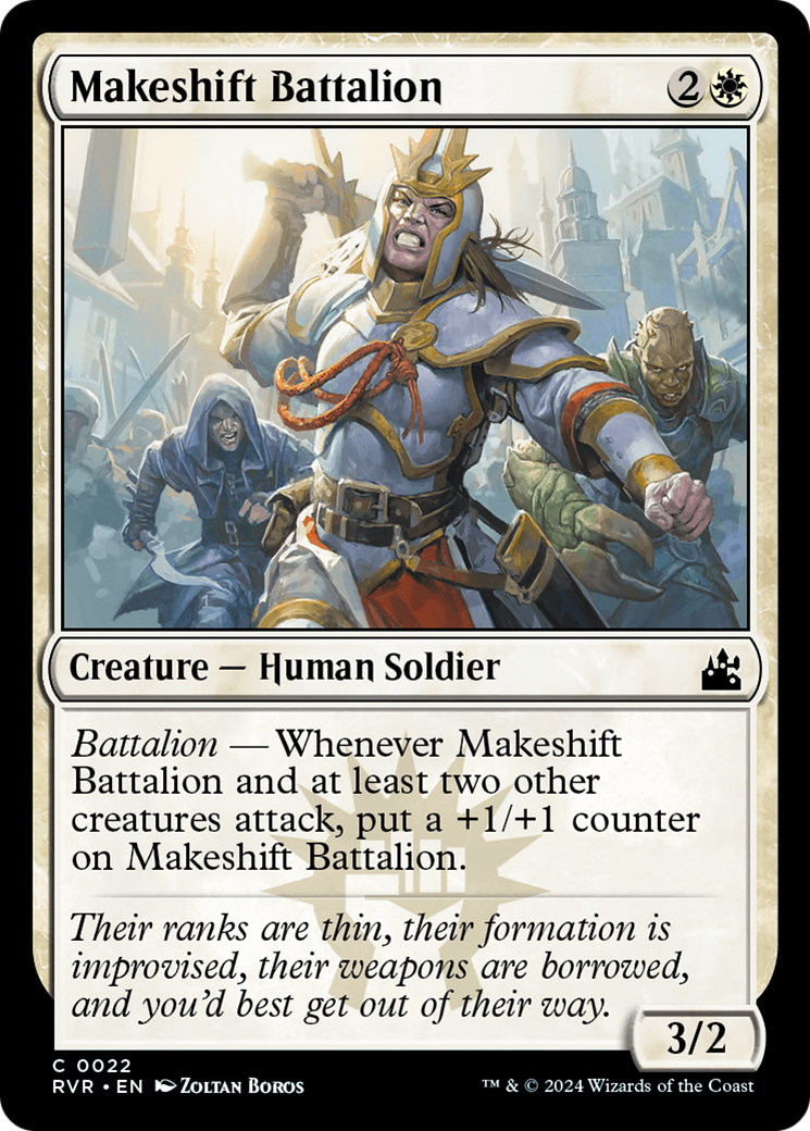 Makeshift Battalion [Ravnica Remastered] | L.A. Mood Comics and Games